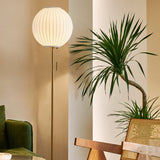 Tyalez Classic Silk White Floor Lamp For Living Room