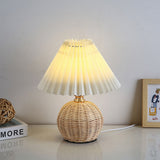 Tyalez Modern Simple Bamboo Weaving Table Lamps