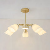 Tyalez Nordic Decor Frosted Glass LED Bedroom Ceiling Light