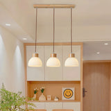 Tyalez Creative Bowl-shaped Glass Bedroom Pendant Lamp Fixtures