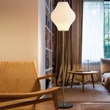 Tyalez Classic Silk White Floor Lamp For Living Room