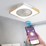 Tyalez Modern Wood Ceiling Fans With LED Lights