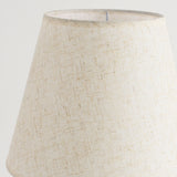 Tyalez Modern Simple Fabric White Mini Table Lamp
