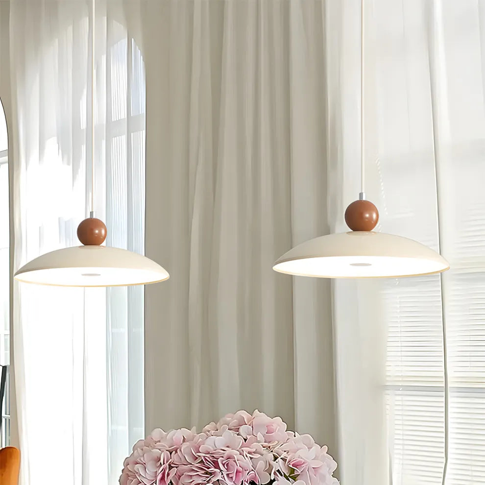 Nordic Cream Minimalist Acrylic Pendant Lamp