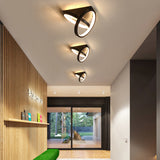 Tyalez Modern Simple Metal Flush Mount Hallway Ceiling Light