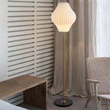 Tyalez Classic Silk White Floor Lamp For Living Room