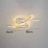 Tyalez Unique Creative Musical Notes Living Room LED Ceiling Lamp