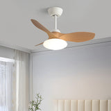 Natural Wood Stylish Ceiling Fan With LED Light