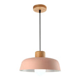 Scandinavian Color Pop Round Aluminum Pendant Lamp