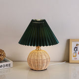 Tyalez Modern Simple Bamboo Weaving Table Lamps