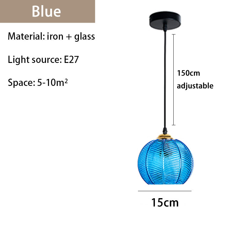 Tyalez Contemporary Glass Patterned Pendant Lights