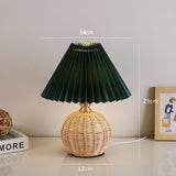 Tyalez Modern Simple Bamboo Weaving Table Lamps