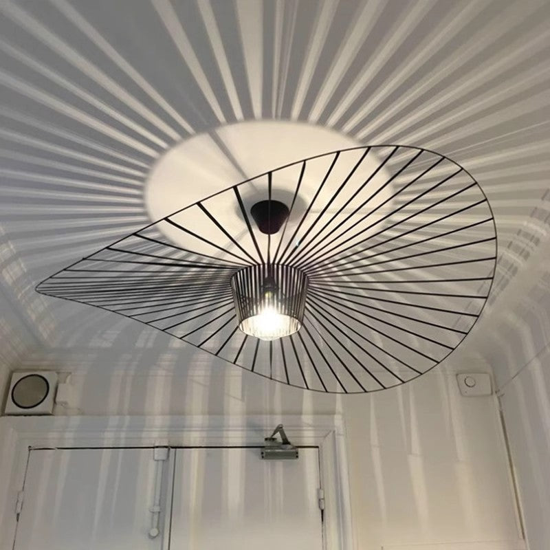 Tyalez Modern Simple Fabric Hat Shape Pendant Light