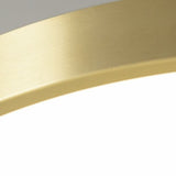 Tyalez Elegant Gold Flush Ceiling Light For Bedroom