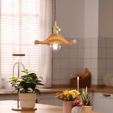 Floral Glassy Pendant Light