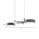 Tyalez Stylish Metal Multi Light Nordic Flush Ceiling Light For Kitchen