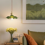 Floral Glassy Pendant Light