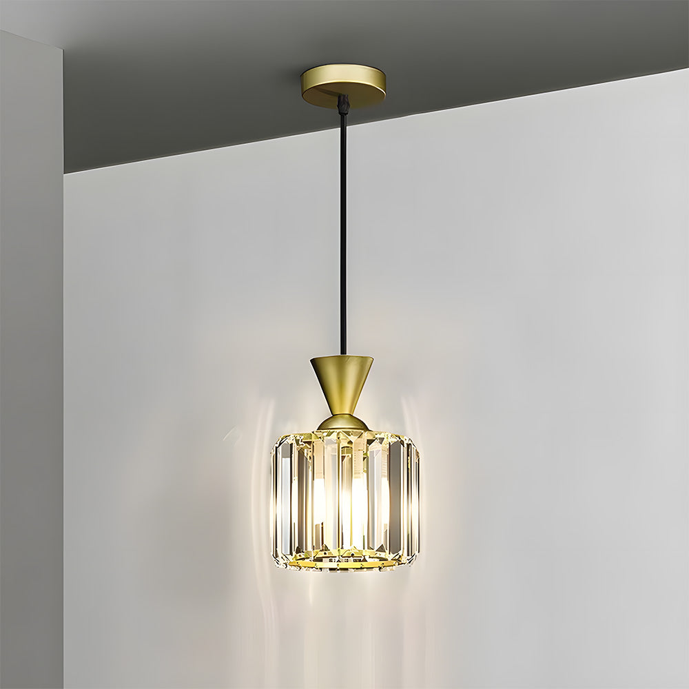 Tyalez Luxury Crystal Bedroom Hanging Pendant Light