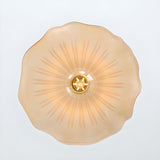 Floral Glassy Pendant Light