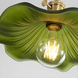 Floral Glassy Pendant Light