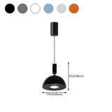 Bauhaus Nordic Style Stained Glass LED  Pendant Light