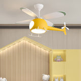 Tyalez Creative Macaroon Color Ceiling Fans with LED Lights