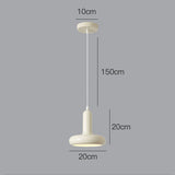 Bauhaus Style Creamy Pendant Light