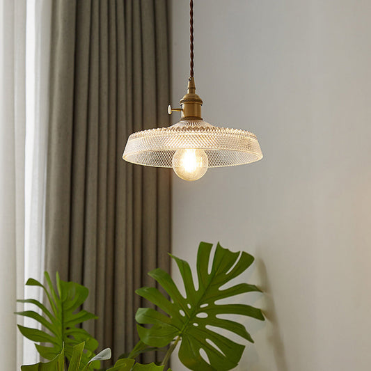 Tyalez Nordic Vintage Glass Bedroom Pendant Lights