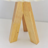 Tyalez Retro Wood Simple LED Bedroom Table Lamps