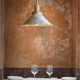 Vintage-Inspired Metal Pendant Lamp