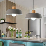 Scandinavian Color Pop Round Aluminum Pendant Lamp