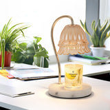 Tyalez Creative Glass Flower Shape Mini Warming Candle Lamp