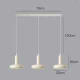 Bauhaus Style Creamy Pendant Light