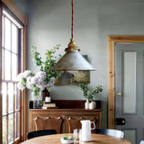 Vintage-Inspired Metal Pendant Lamp