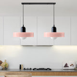 Tyalez 2 Heads Modern Bauhaus Glass Pendant Light