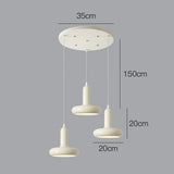 Bauhaus Style Creamy Pendant Light