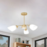 Tyalez Nordic Decor Frosted Glass LED Bedroom Ceiling Light