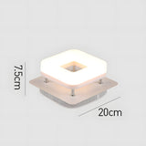 Tyalez Modern Square Acrylic Led Hallway Ceiling Light