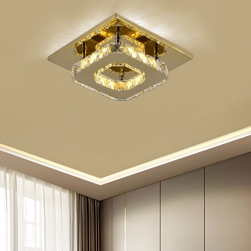 Tyalez Luxurious Crystal Hallway LED Ceiling Lights