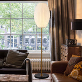 Tyalez Classic Silk White Floor Lamp For Living Room