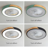 Tyalez Modern Wood Ceiling Fans With LED Lights