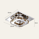 Tyalez Luxurious Crystal Hallway LED Ceiling Lights