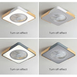 Tyalez Modern Wood Ceiling Fans With LED Lights