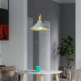 Vintage-Inspired Metal Pendant Lamp