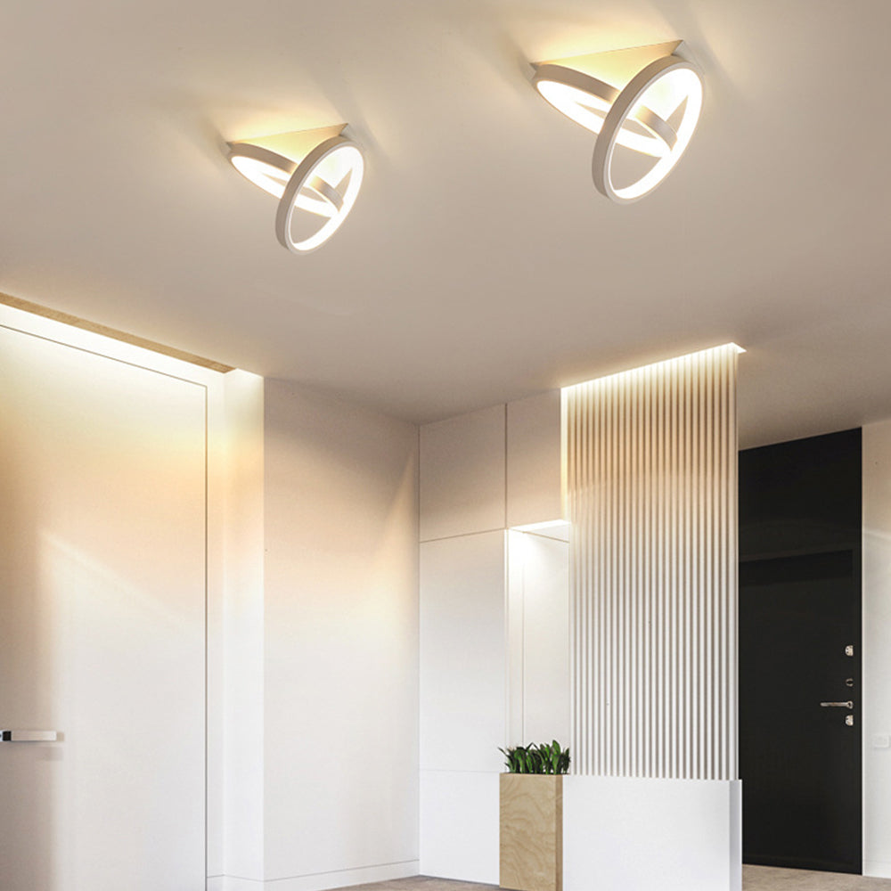 Tyalez Modern Simple Metal Flush Mount Hallway Ceiling Light