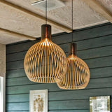 Tyalez Vintage wooden Pendant Light