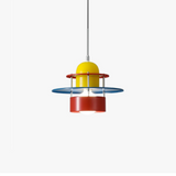 Modern Memphis-Inspired Color Pendant Lamp