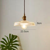 Tyalez Nordic Vintage Glass Bedroom Pendant Lights