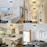 3-Light Modern Crystal Chandelier