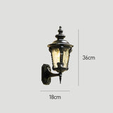 Tyalez Vintage Design Glass Outdoor Wall Light